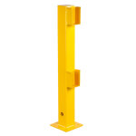 Axess industries poteau en acier pour barrire de protection type de poteau extrmit. . .