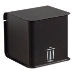 Axess industries poubelle de bureau coloris gris manganse