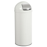 Axess industries poubelle dme  trappe coloris blanc ral 9016