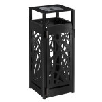 Axess industries poubelle d'extrieur design anti - nuisibles cendrier avec coloris. . .