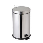 Axess industries poubelle inox  pdale volume 14 l