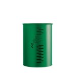 Axess industries poubelle murale ou sur poteau en acier galvanis type cylindrique coloris. . .