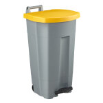 Axess industries poubelle � p�dale mobile haccp de tri coloris corps gris coloris. . .