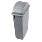 Axess industries poubelle de tri slectif de bureau coloris couvercle gris