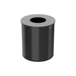 Axess industries poubelle de tri s�lectif petit volume volume 15 l coloris gris