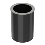 Axess industries poubelle de tri s�lectif petit volume volume 30 l coloris gris