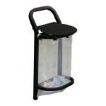 Axess industries poubelle vigipirate avec couvercle anti - pluie