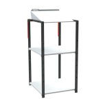 Axess industries pupitre d'atelier inclinable sur patins modle 2 tagres