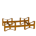 Axess industries rack � f�t avec support sur roulettes mod�le rack � f�t