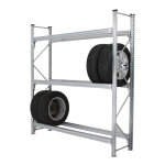 Axess industries rack � pneus charges lourdes - simple face module d�part long. utile 1800. . .