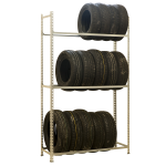 Axess industries rack  pneus et  jantes conomique type pneus long. ext. 900 mm
