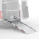 Axess industries rampe de chargement en aluminium  fixer larg. utile 800 mm larg. totale. . .