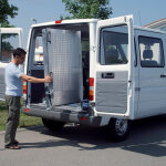 Axess industries rampe de chargement repliable rotative larg. utile 1000 mm haut. repli�e. . .