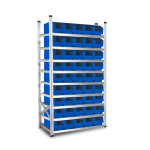 Axess industries rayonnage avec 45 bacs  bec de 10 litres