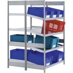 Axess industries rayonnage d'approvisionnement double profondeur 1 inclinaison module. . .