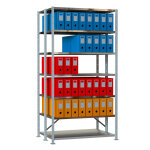 Axess industries rayonnage archives double face  tablettes pleines tles module dpart . . .