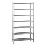 Axess industries rayonnage tubulaire d'atelier module suivant haut. 2500 mm long. utile. . .