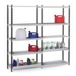 Axess industries rayonnage lger de rtention acier avec caillebotis prof. 400 mm module. . .