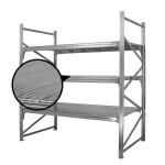 Axess industries rayonnage mi - lourd galvanis - hauteur 2500 mm module suivant long. utile. . .