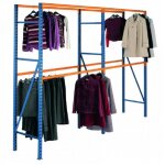 Axess industries rayonnage  penderie haut. 2400 mm