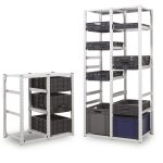 Axess industries rayonnage porte - bacs norme europe module suivant haut. 1000 mm long. . . .