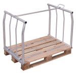 Axess industries rehausse palette galvanis�e � charge longue dim. lxlxh 1200 x 800 x 1000 mm