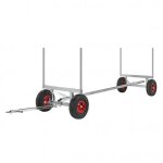 Axess industries remorque industrielle  longueur rglable pour charge longue dim. ext. . . .