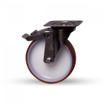 Axess industries roulette avec frein acier inoxydable charge 230 kg