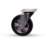 Axess industries roulette pivotante  bandage en caoutchouc charge 150 kg