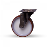Axess industries roulette pivotante en t�le d'acier charge 200 kg