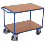 Axess industries servante d'atelier  2 plateaux bois charge 500 kg long. utile 1200 mm . . .