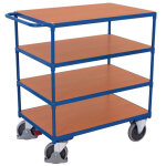 Axess industries servante d'atelier  4 plateaux bois long. utile 1000 larg. utile 700