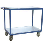 Axess industries servante �tablis 2 plateaux bois charge 250 kg dim. utile lxl 1000 x 600 mm