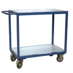 Axess industries servante �tablis 2 plateaux bois charge 250 kg dim. utile lxl 850 x 500 mm