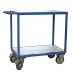 Axess industries servante �tablis 2 plateaux bois charge 400 kg dim. utile lxl 850 x 500 mm