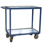 Axess industries servante �tabli 2 plateaux t�les avec ou sans rebord charge 250 kg dim. . . .