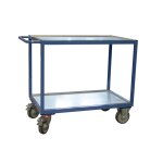 Axess industries servante �tabli 2 plateaux t�les avec ou sans rebord charge 400 kg dim. . . .