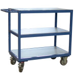 Axess industries servante �tabli 3 plateaux bois charge 250 kg dim. utile lxl 850 x 500 mm