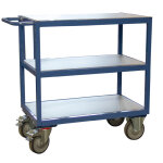 Axess industries servante �tabli 3 plateaux bois charge 400 kg dim. utile lxl 850 x 500 mm