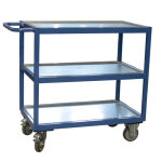 Axess industries servante �tabli 3 plateaux t�les avec ou sans rebord charge 250 kg dim. . . .