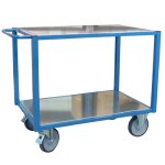 Axess industries servante �tabli � plateaux t�le zingu�e r�f. 19. 2562. 01