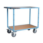 Axess industries servante m�cano - soud�e robuste 2 plateaux long. utile 1000 mm larg. utile. . .