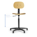 Axess industries sige d'atelier bois contact permanent pitement patins haut. rglable. . .