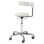 Axess industries sige d'enseignant avec dossier pivotant coloris blanc haut. assise 490 . . .