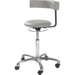 Axess industries sige d'enseignant avec dossier pivotant coloris gris haut. assise 490 . . .