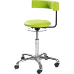 Axess industries sige d'enseignant avec dossier pivotant coloris vert haut. assise 400 . . .