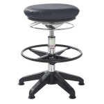 Axess industries sige pilates ergonomique coloris bleu fonc modle avec repose pieds