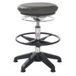 Axess industries sige pilates ergonomique coloris gris fonc modle sans repose pieds