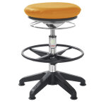 Axess industries sige pilates ergonomique coloris orange modle sans repose pieds