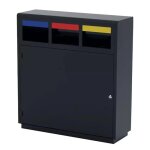 Axess industries station de tri slectif extrieure nbre de compartiments 3